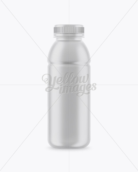 Matte Plastic Bottle Mockup