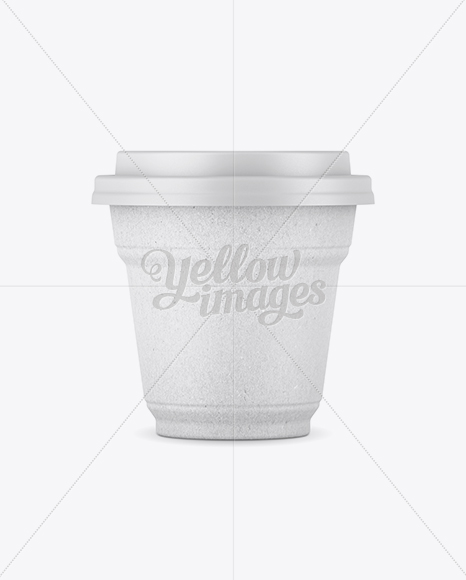 Kraft Coffee Cup Mockup - Front View Kraft Coffee Cup Mockup - Front View