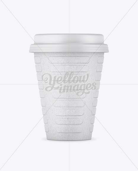 Kraft Coffee Cup Mockup - Front View Kraft Coffee Cup Mockup - Front View