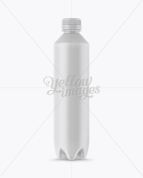 Matte Plastic Bottle Mockup