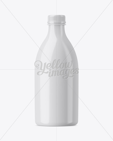 Glossy Plastic Bottle Mockup Glossy Plastic Bottle Mockup