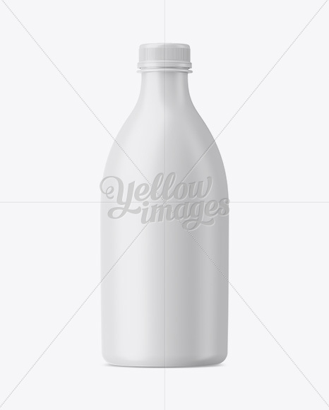 Matte Plastic Bottle Mockup