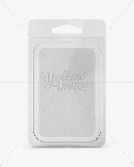 Wax Tarts Plastic Pack Mockup - Front View Wax Tarts Plastic Pack Mockup - Front View