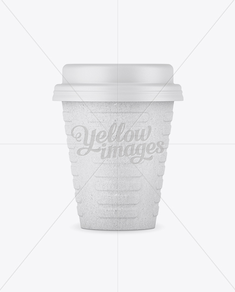 Kraft Coffee Cup Mockup - Front View Kraft Coffee Cup Mockup - Front View