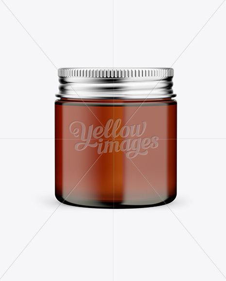 Cosmetic Jar Mockup - Front View