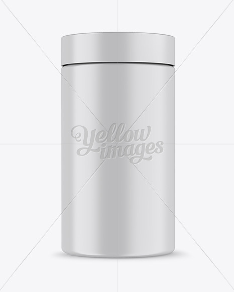 Matte Protein Jar Mockup