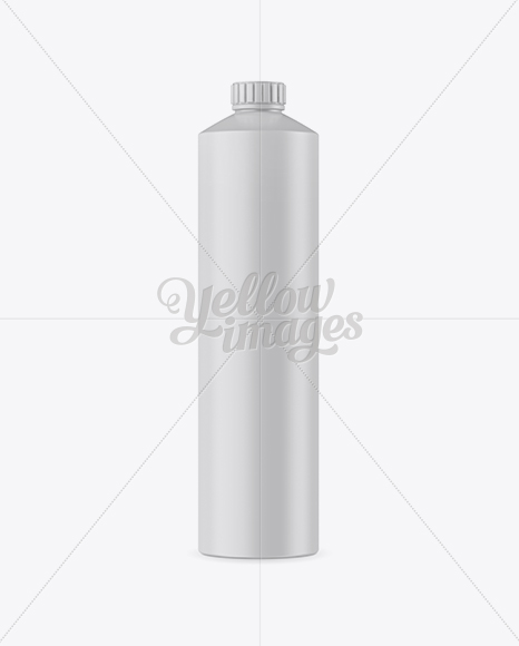 Matte Plastic Bottle Mockup