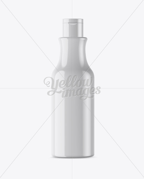 Glossy Cosmetic Bottle Mockup