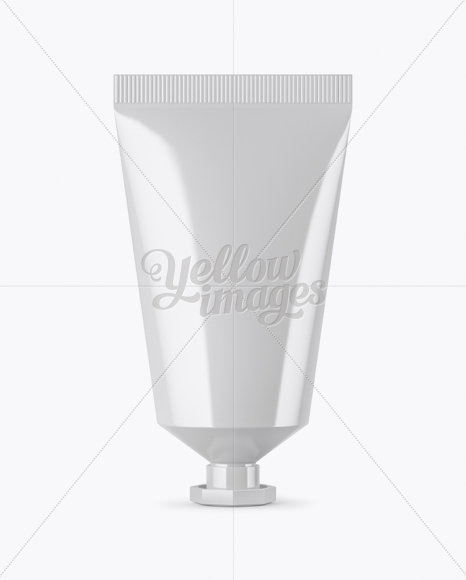 Glossy Cosmetic Tube Mockup