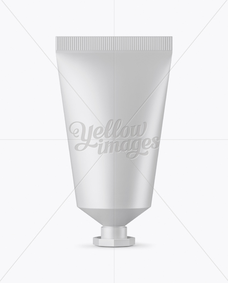 Matte Cosmetic Tube Mockup