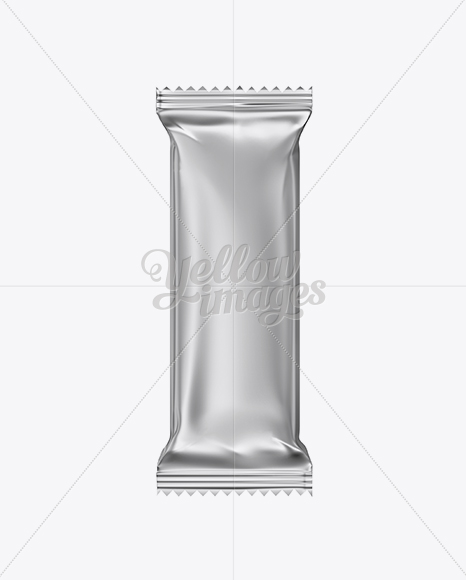 Matte Metallic Snack Bar Mockup