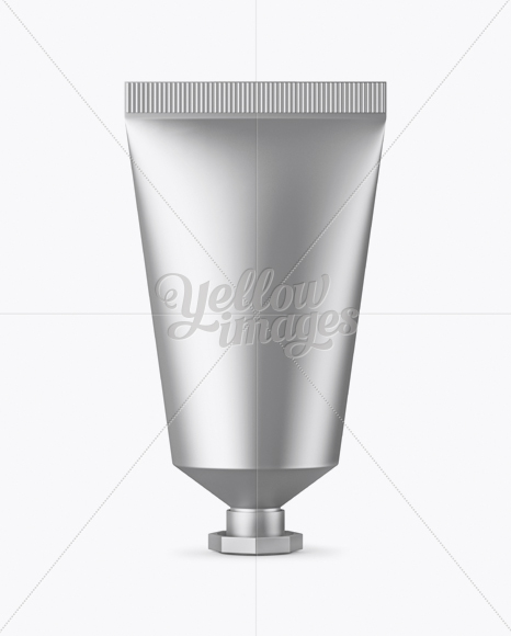 Metallic Cosmetic Tube Mockup