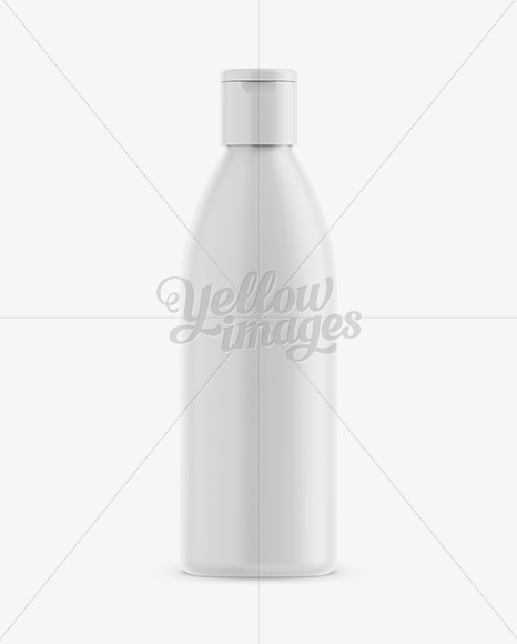 Matte Plastic Bottle Mockup