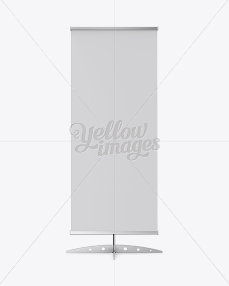 Roll-up Banner Mockup - Front View