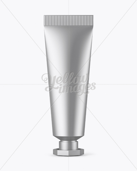 Metallic Cosmetic Tube Mockup