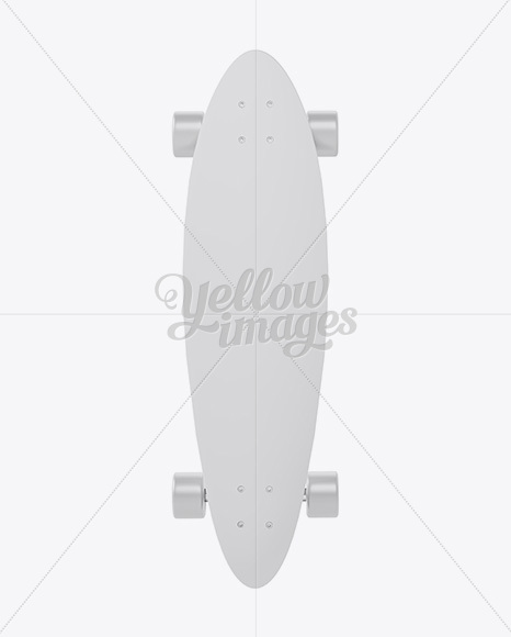 Longboard Mockup - Front View