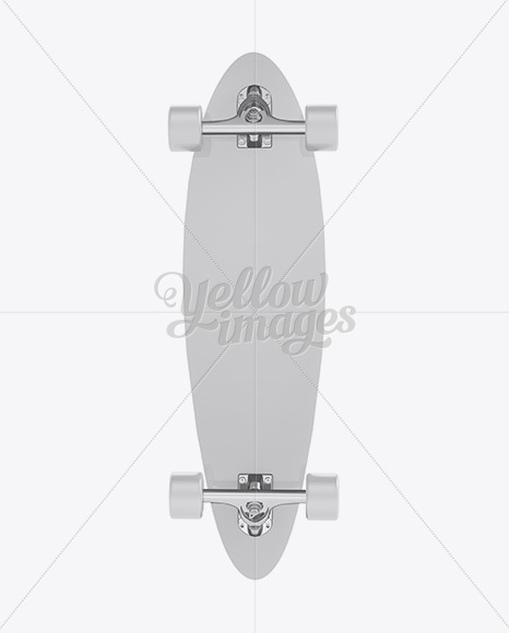 Longboard Mockup - Back View