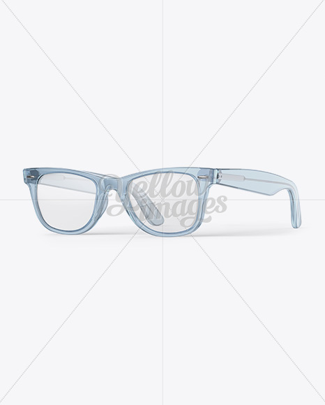 Transparent Sunglasses Mockup - Half Side View