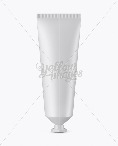 Matte Cosmetic Tube Mockup