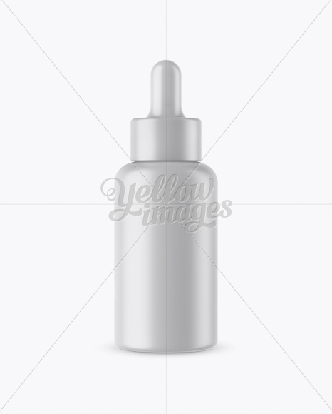 Matte Dropper Bottle Mockup