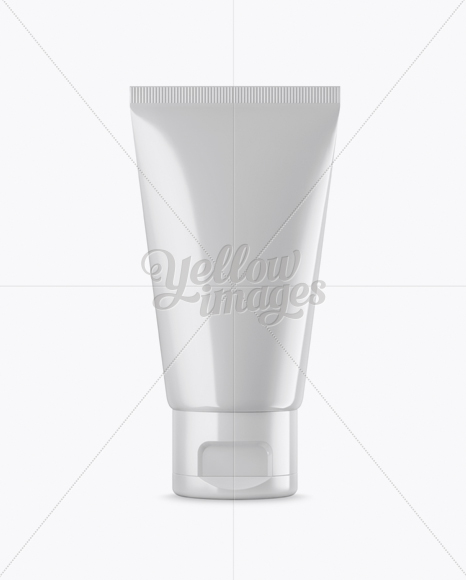 Glossy Cosmetic Tube Mockup