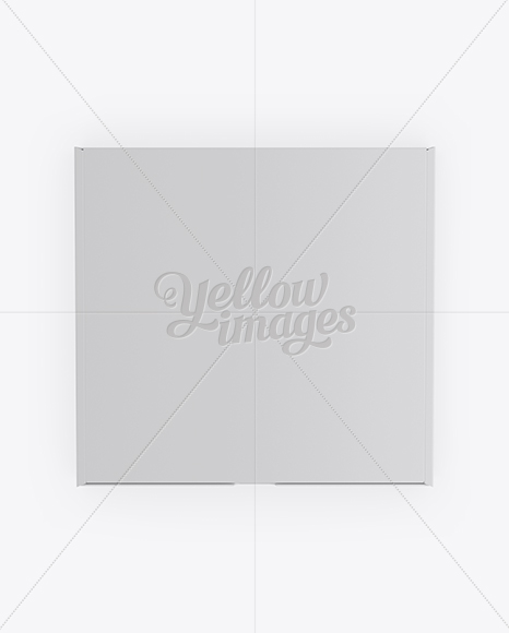 Pizza Box Mockup - Top View