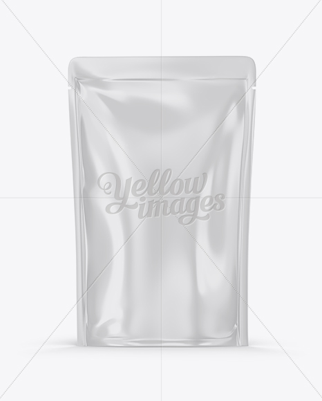 Glossy Stand Up Pouch Mockup