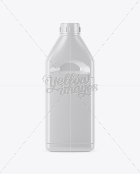 Glossy Plastic Jerrycan Mockup