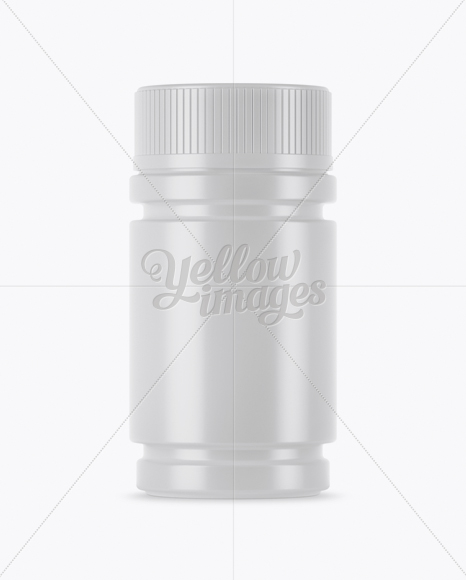 Glossy Pill Bottle Mockup