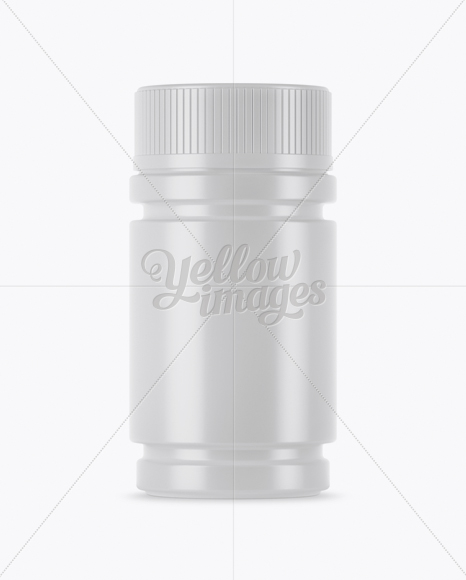 Glossy Pill Bottle Mockup