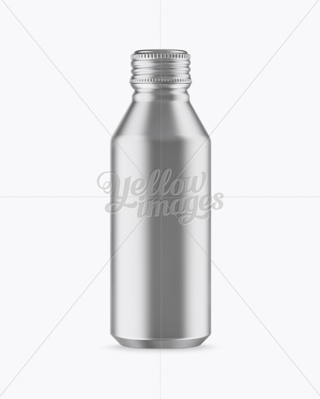 Aluminum Drink Bottle Mockup