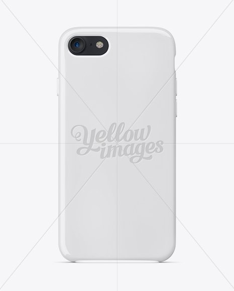 Iphone 7 Glossy Case Mockup