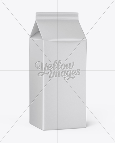 Carton Package Mockup - Half Side View