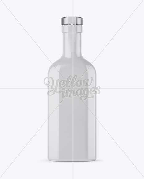 Glossy Ceramic Bottle Mockup Glossy Ceramic Bottle Mockup