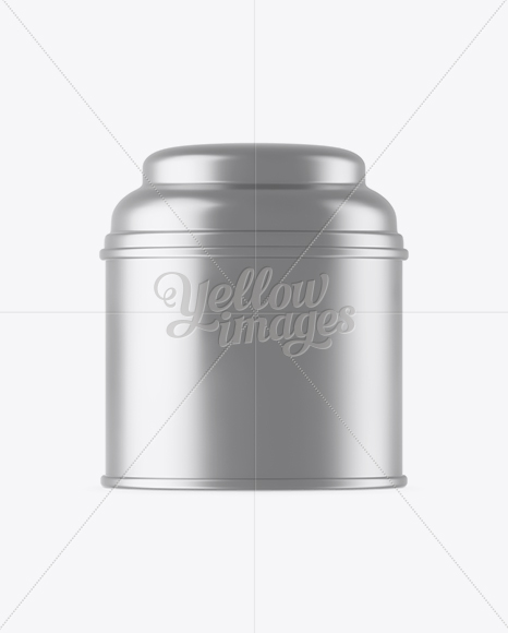 Metallic Storage Jar Mockup