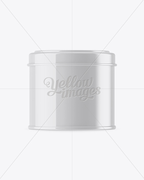 Glossy Storage Jar Mockup