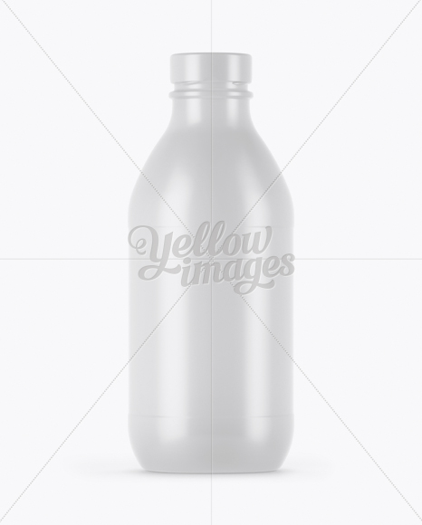 330ml Glossy Juice Bottle Mockup