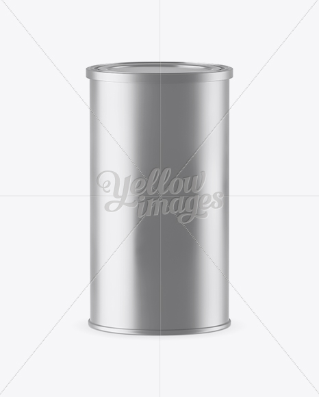 Metallic Powder Can Mockup Metallic Powder Can Mockup