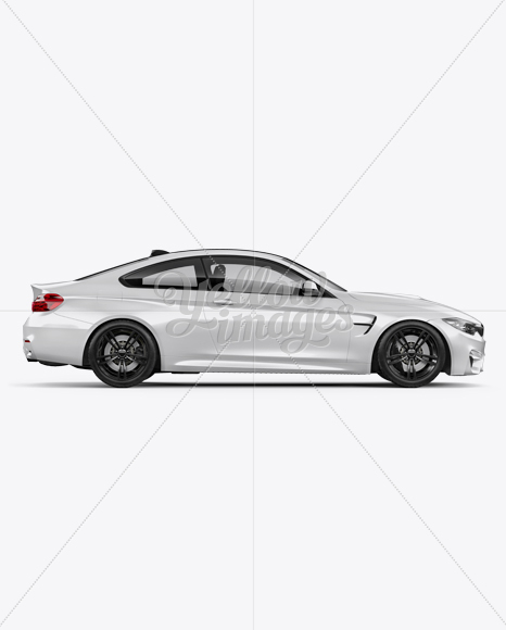 BMW M4 Mockup - Side View