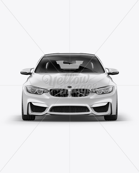 BMW M4 Mockup - Front View