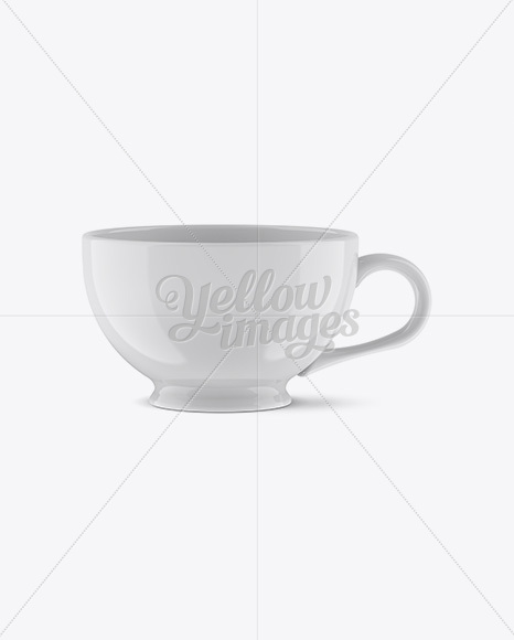 Glossy Coffee Cup Mockup