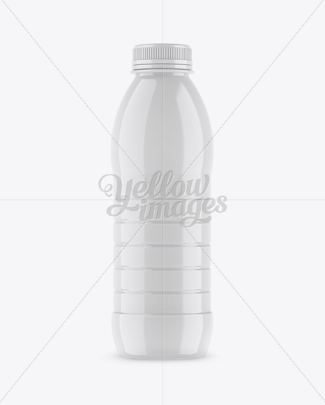 Glossy PET Bottle Mockup