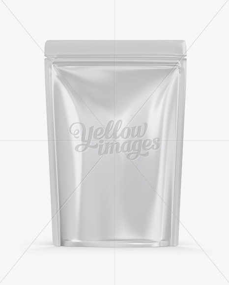 Glossy Stand-up Pouch Mockup