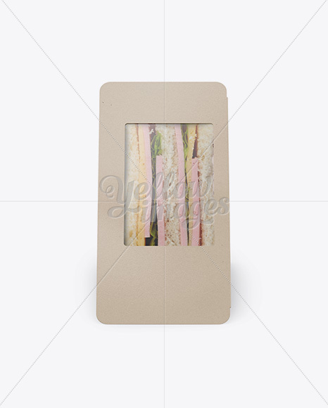 Sandwich Pack Mockup - Front, Side Views