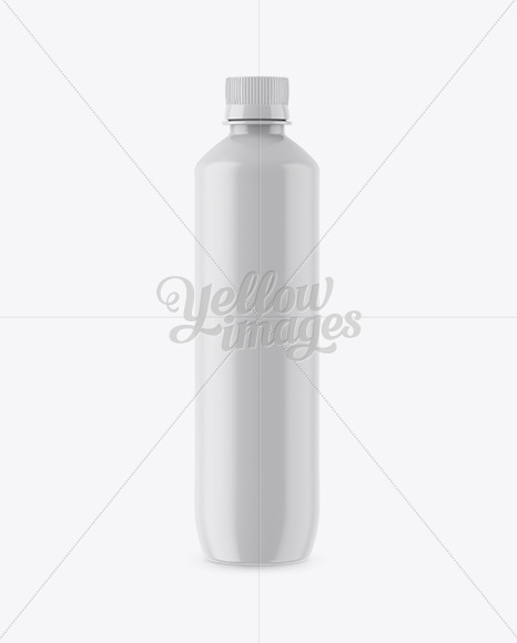 500ml Matte PET Bottle Mockup