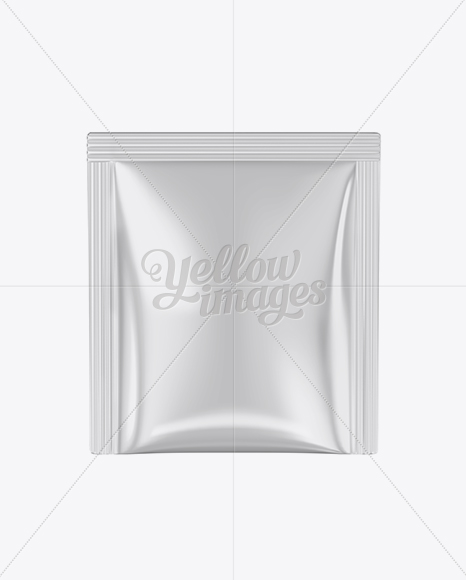 Glossy Sachet Mockup