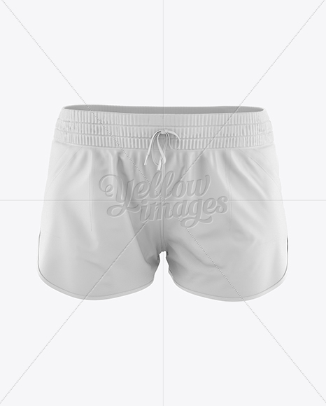 Fitness Shorts Mockup - Front View