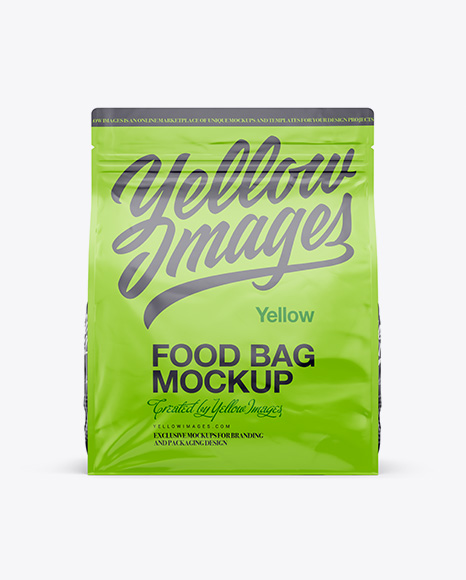 14oz Plastic Food Bag Mockup - Front & Bottom Views - Bag+With+Wine+Bottles+Mockup+-+Front+View+in+Bag+