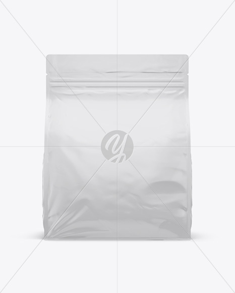 14oz Plastic Food Bag Mockup - Front & Bottom Views