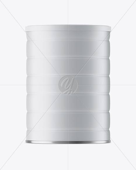 Matte Tin Can Mockup